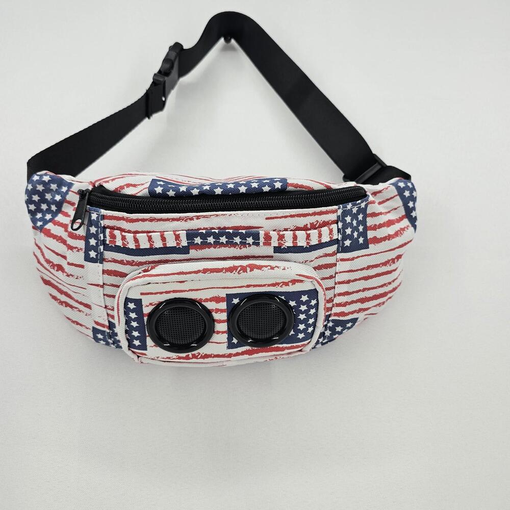 Vintage American‎ Flag Fanny Pack 4th Of July Independence Day - Picture 3 of 9